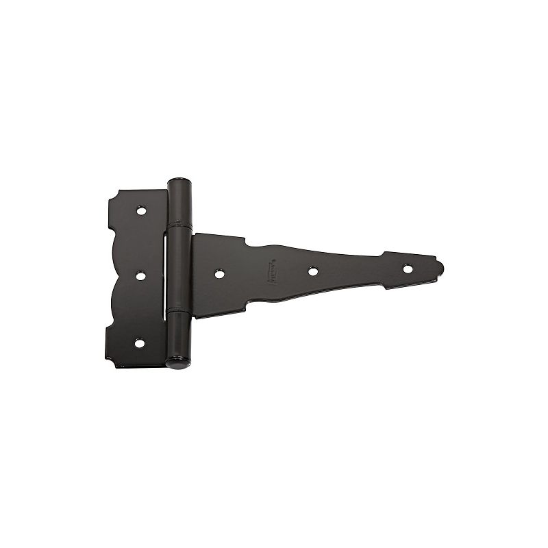 National Hardware 6 in. Black Gate T-Hinge