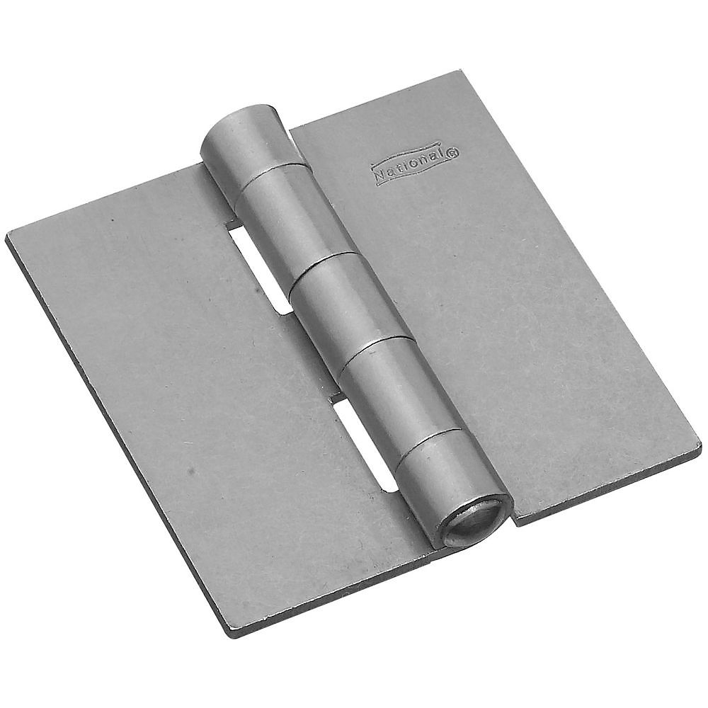 National Hardware 3 in. Plain Steel Surface Hinge