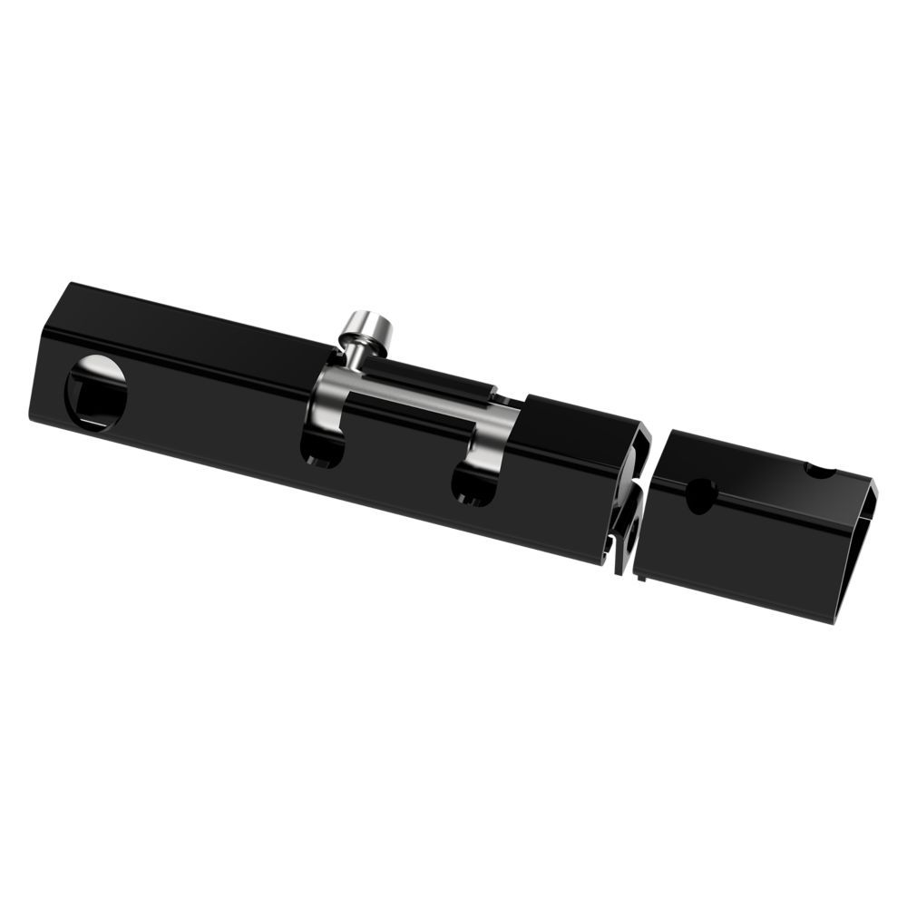 National Hardware 6 in. Black Lockable Security Bolt
