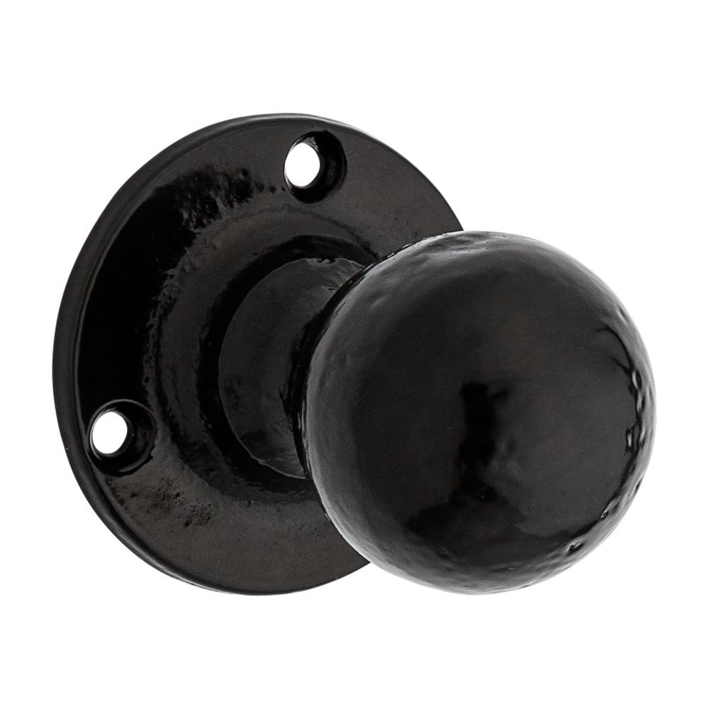 National Hardware 2-7/8 in. Black Decorative Pull Door Knob