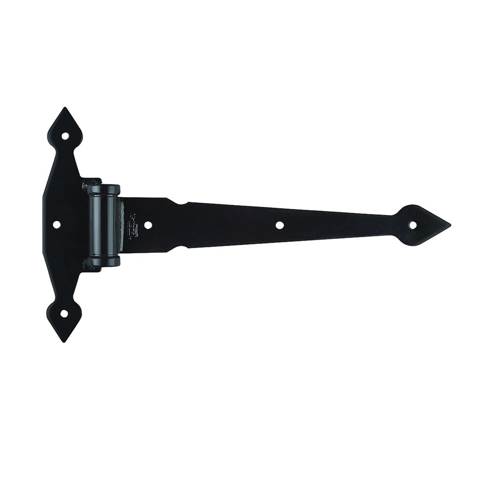 National Hardware 13 in. Black Decorative T-Hinge