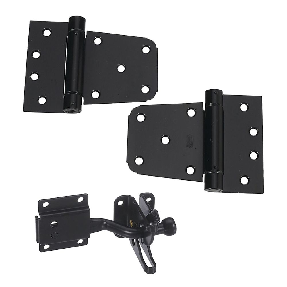 National Hardware Black Self-Closing Gate Kit