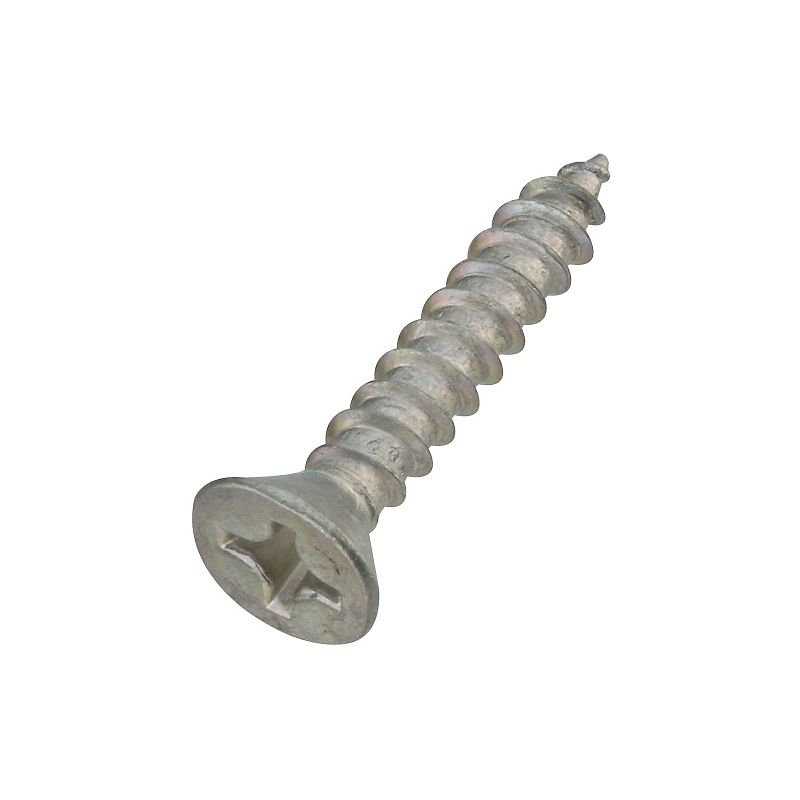 National Hardware #12 x 1-1/4 in. Zinc Plated Wood Screw
