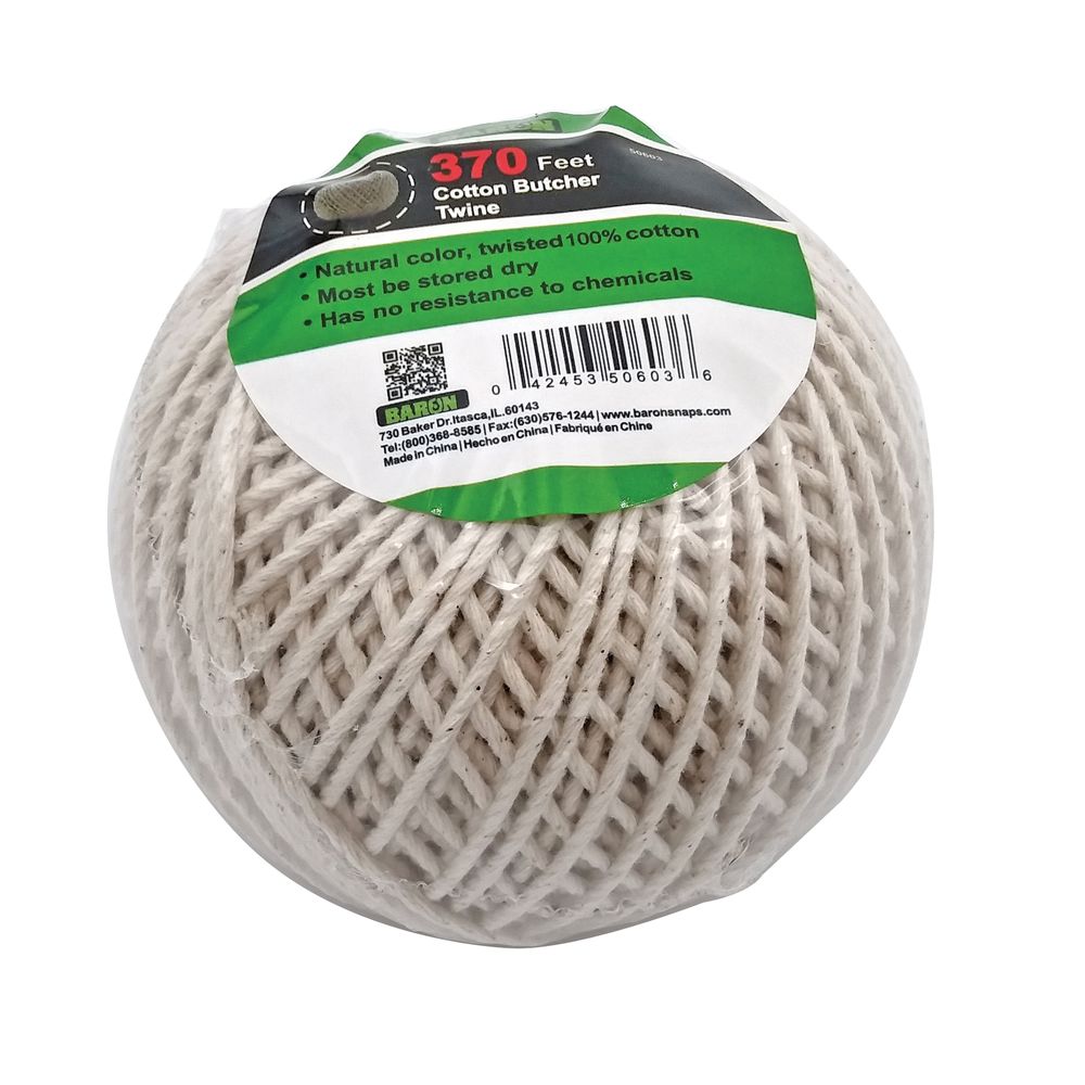 Baron Mfg 1/8 in. x 370 ft. Cotton Butcher Twine