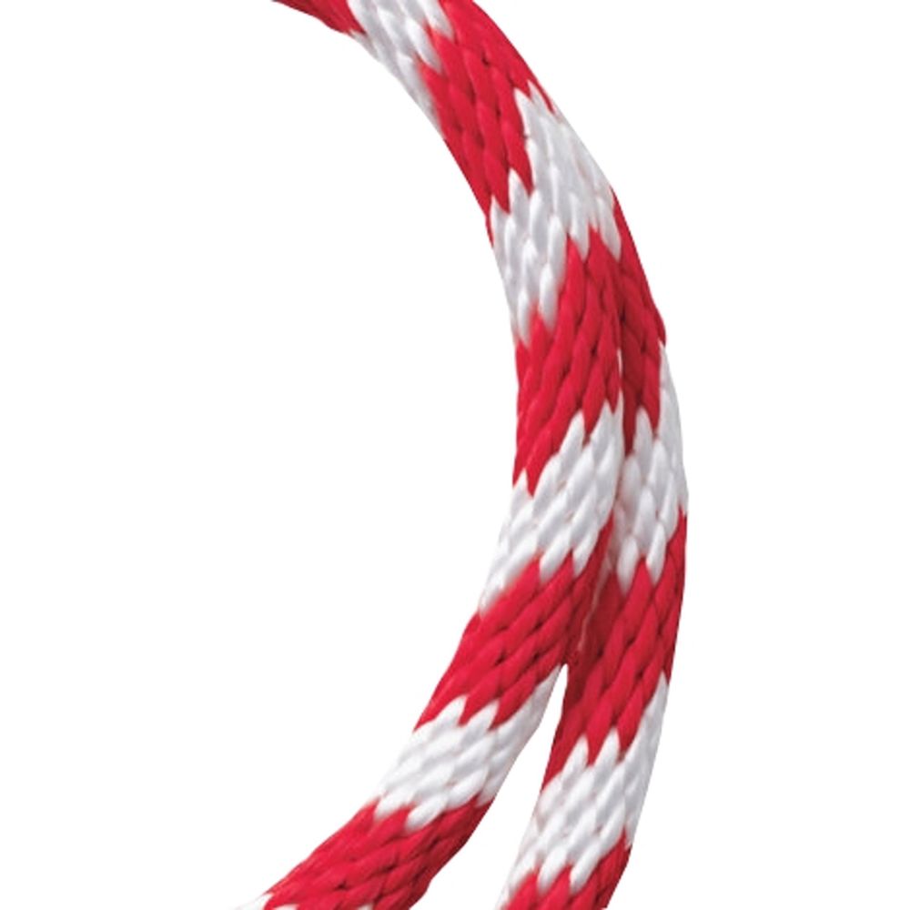 Baron Mfg 3/8 in. x 50 ft. Red and White Derby Rope