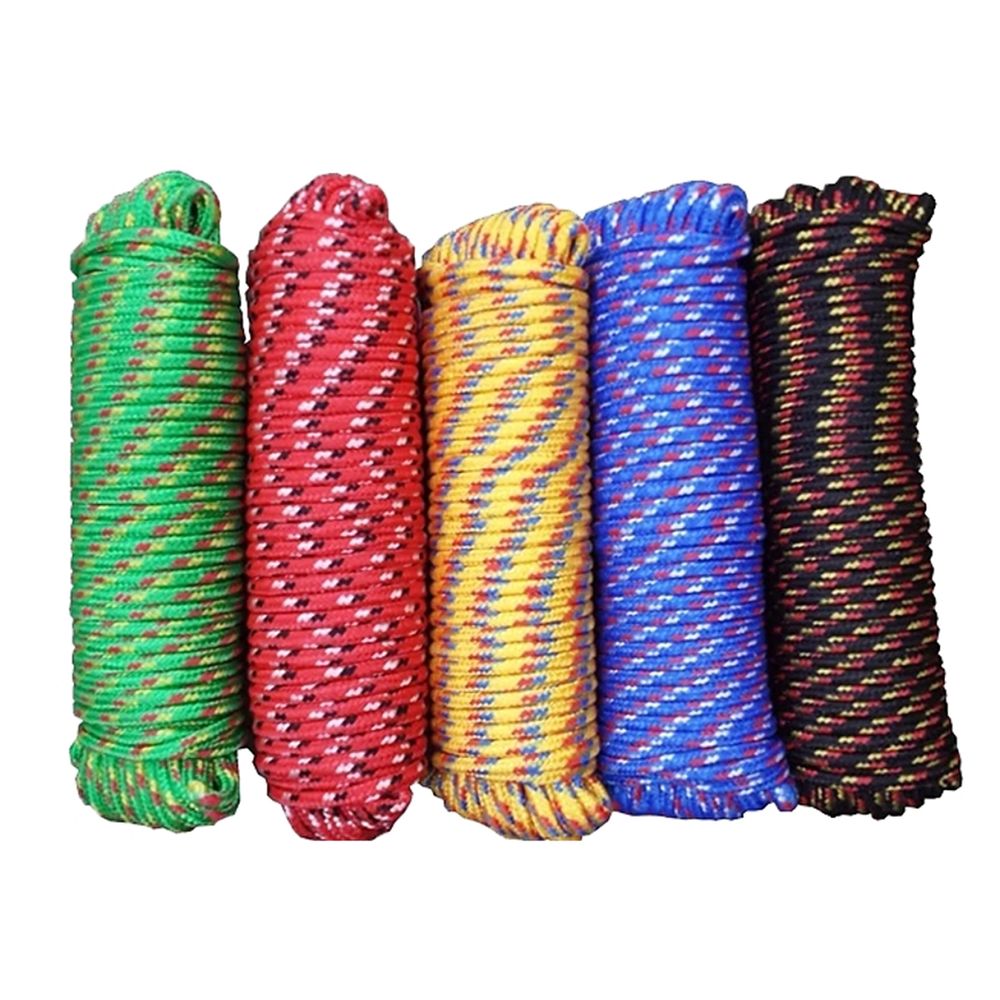 Baron Mfg 1/4 in. x 100 ft. Diamond Braided Polypropylene Rope