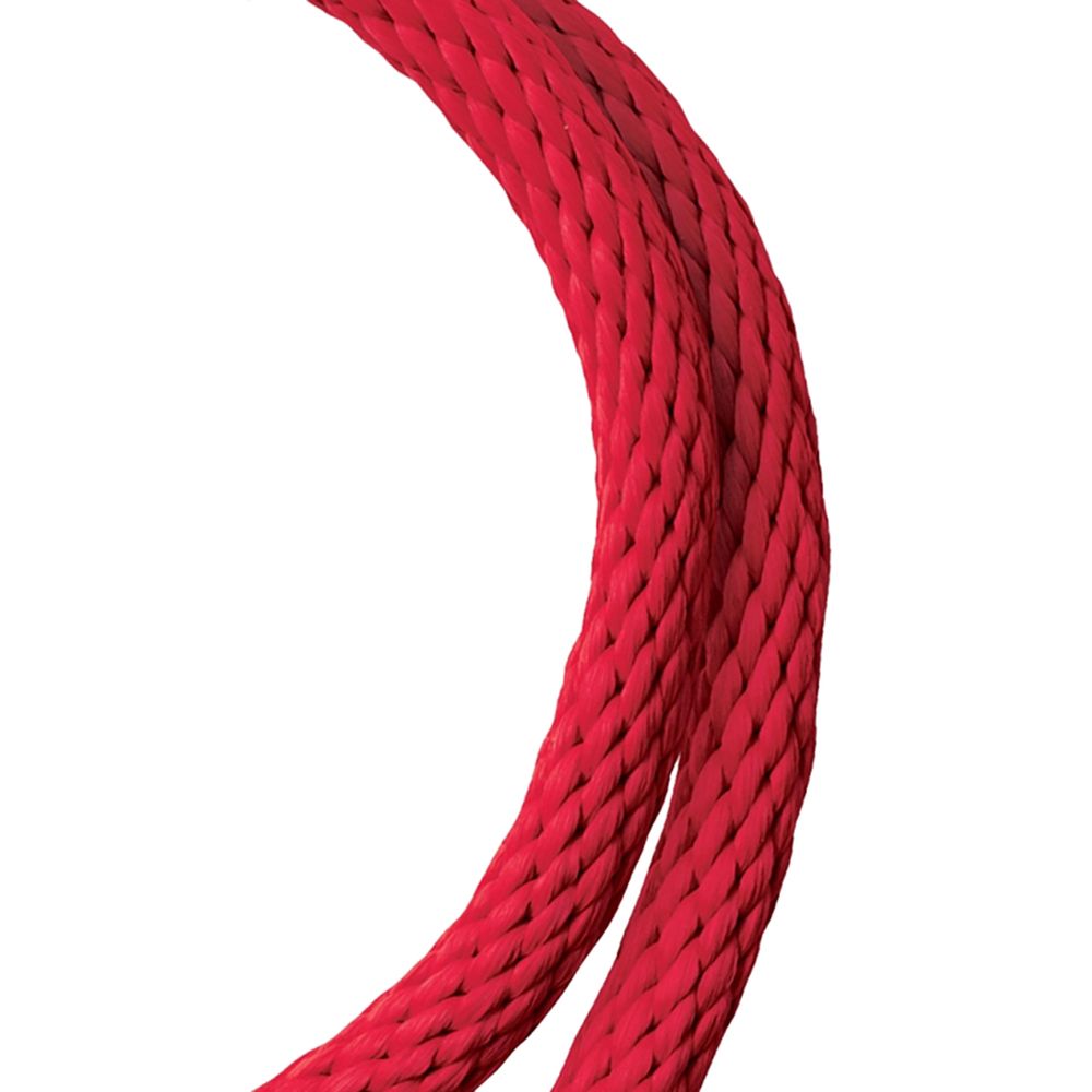 Baron Mfg 1/2 in. x 35 ft. Red Derby Polypropylene Rope