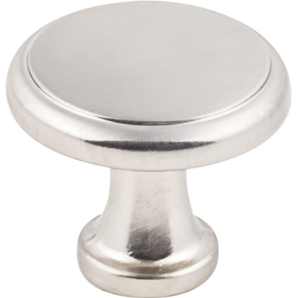 Hardware Resources 1-3/16 in. Satin Nickel Cabinet Knob, 4-Pack