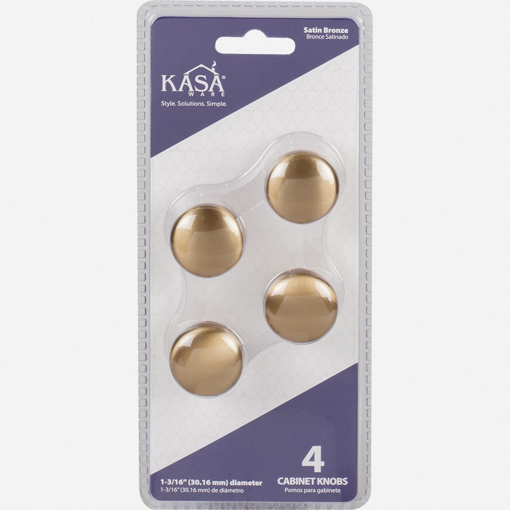 Hardware Resources 1-3/16 in. Brushed Gold Mushroom Cabinet Knob