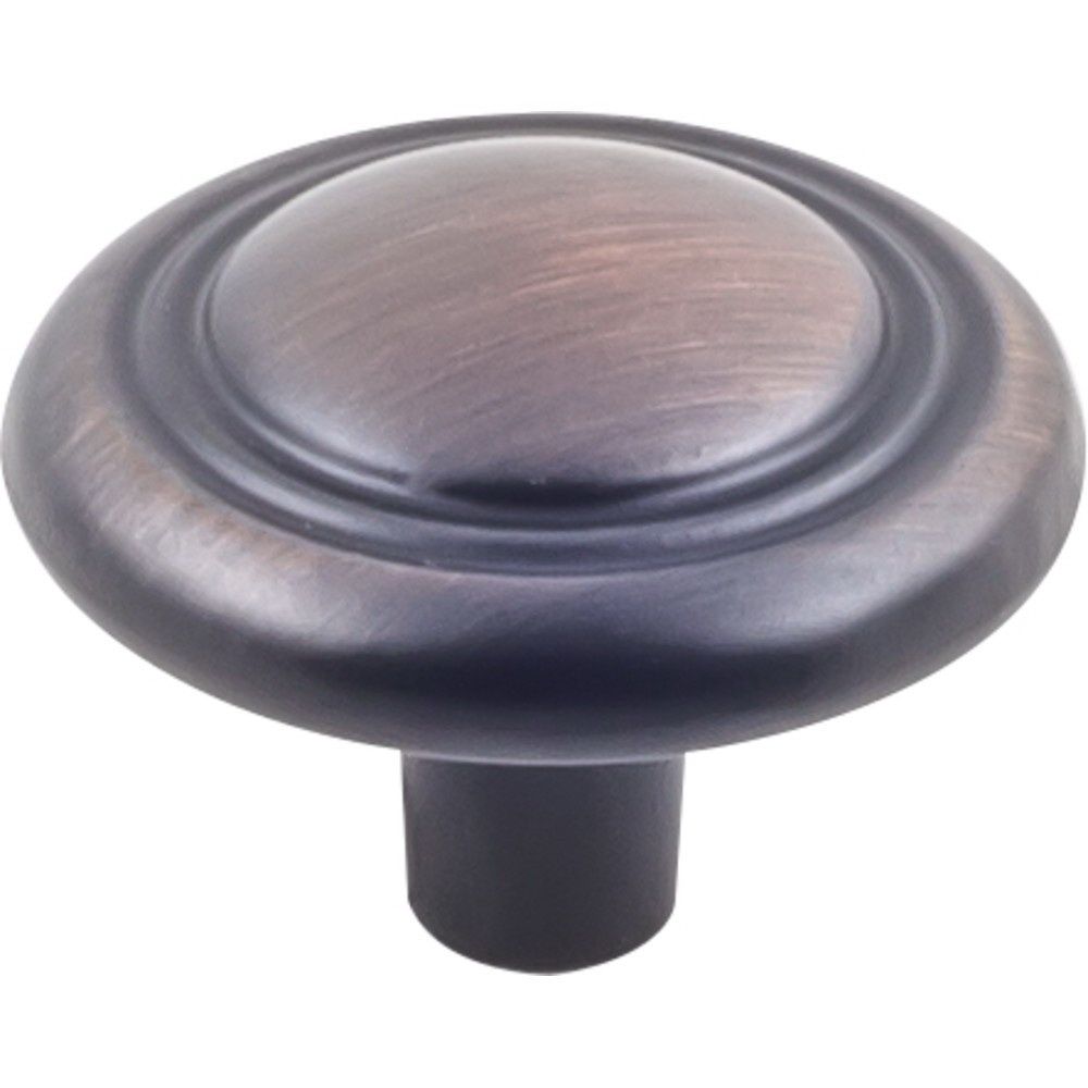 Hardware Resources 1-1/4 in. Brushed Oil-Rubbed Bronze Cabinet Knob