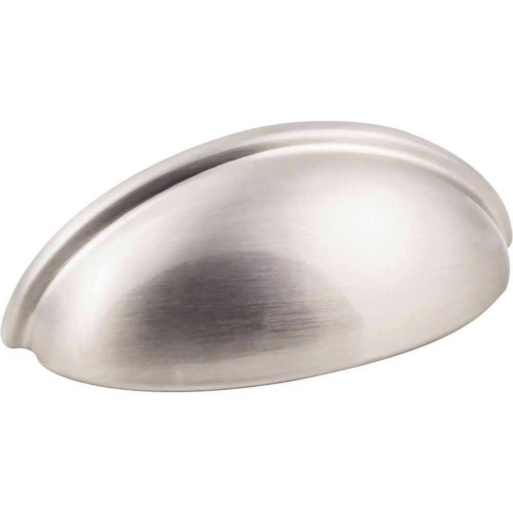 Hardware Resources 3-11/16 in. Satin Nickel Cup Cabinet Pull