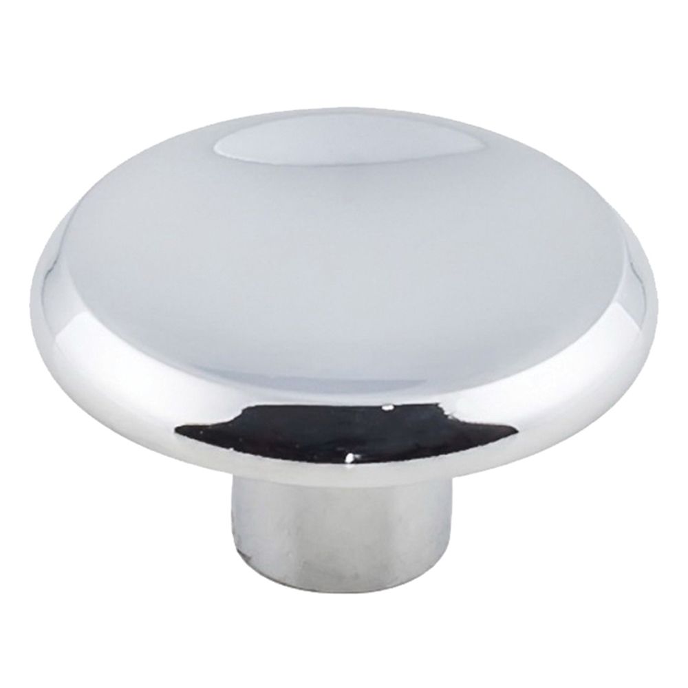 Hardware Resources 1-1/2 in. Polished Chrome Cabinet Knob, 4-Pack