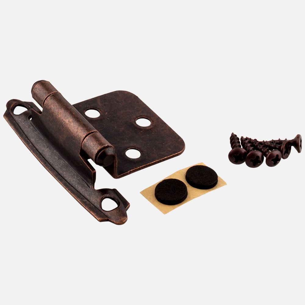 Hardware Resources Oil-Rubbed Bronze Self-Closing Overlay Hinge
