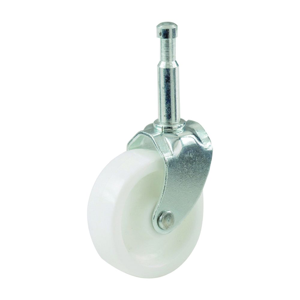 Shepherd 2 in. White Plastic Swivel Caster