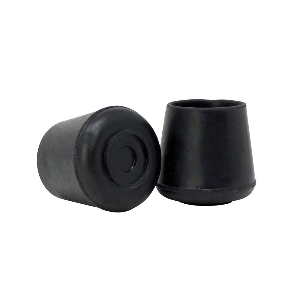 Shepherd 1-1/8 in. Black Rubber Furniture Leg Tip