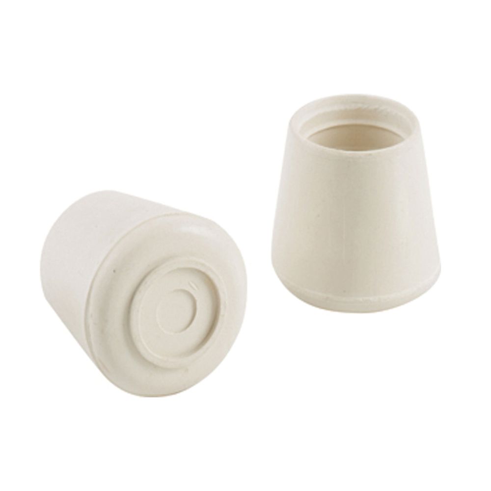 Shepherd 1 in. Off-White Rubber Furniture Leg Tip