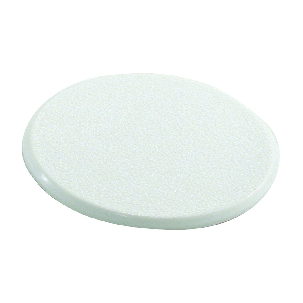 Shepherd 3-1/4 in. White Round Wall Doorstop
