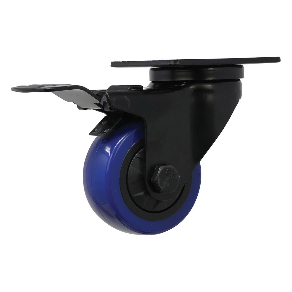 Shepherd 3 in. 225 lb. Swivel Caster with Lock Brake