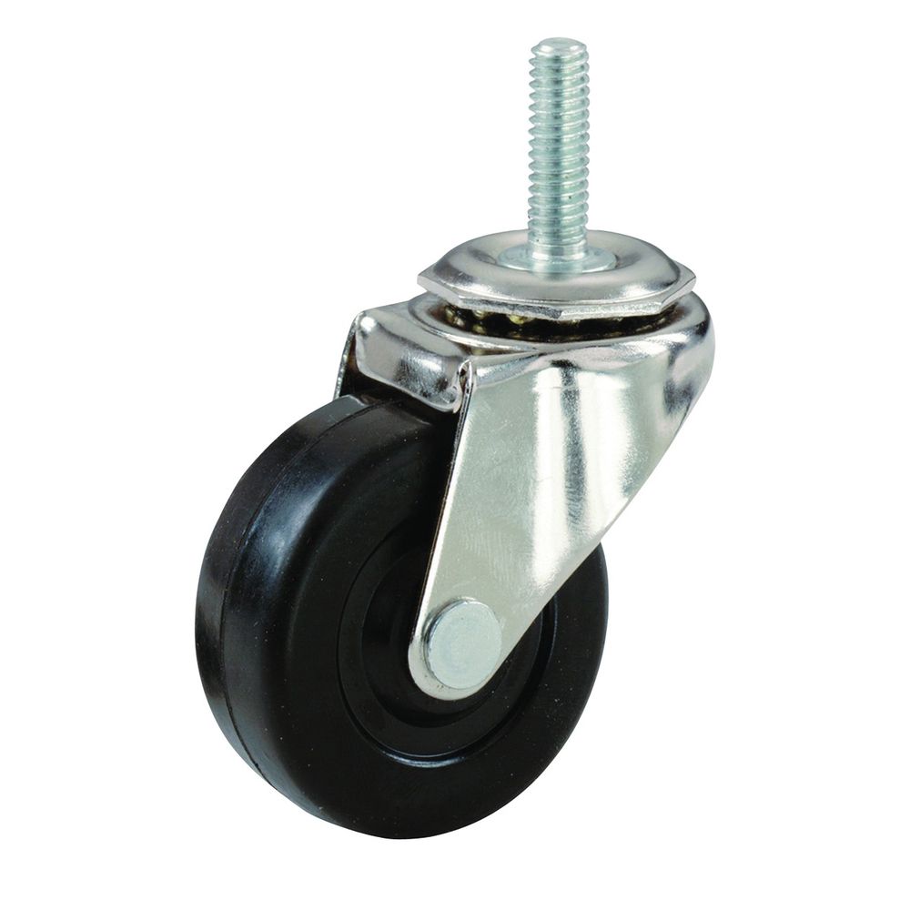 Shepherd 4 in. Soft Rubber Swivel Caster