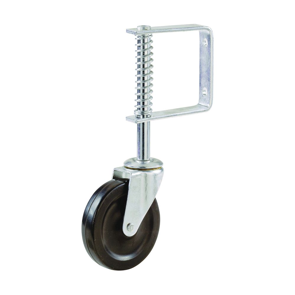 Shepherd 4 in. Hard Rubber Swivel Gate Caster