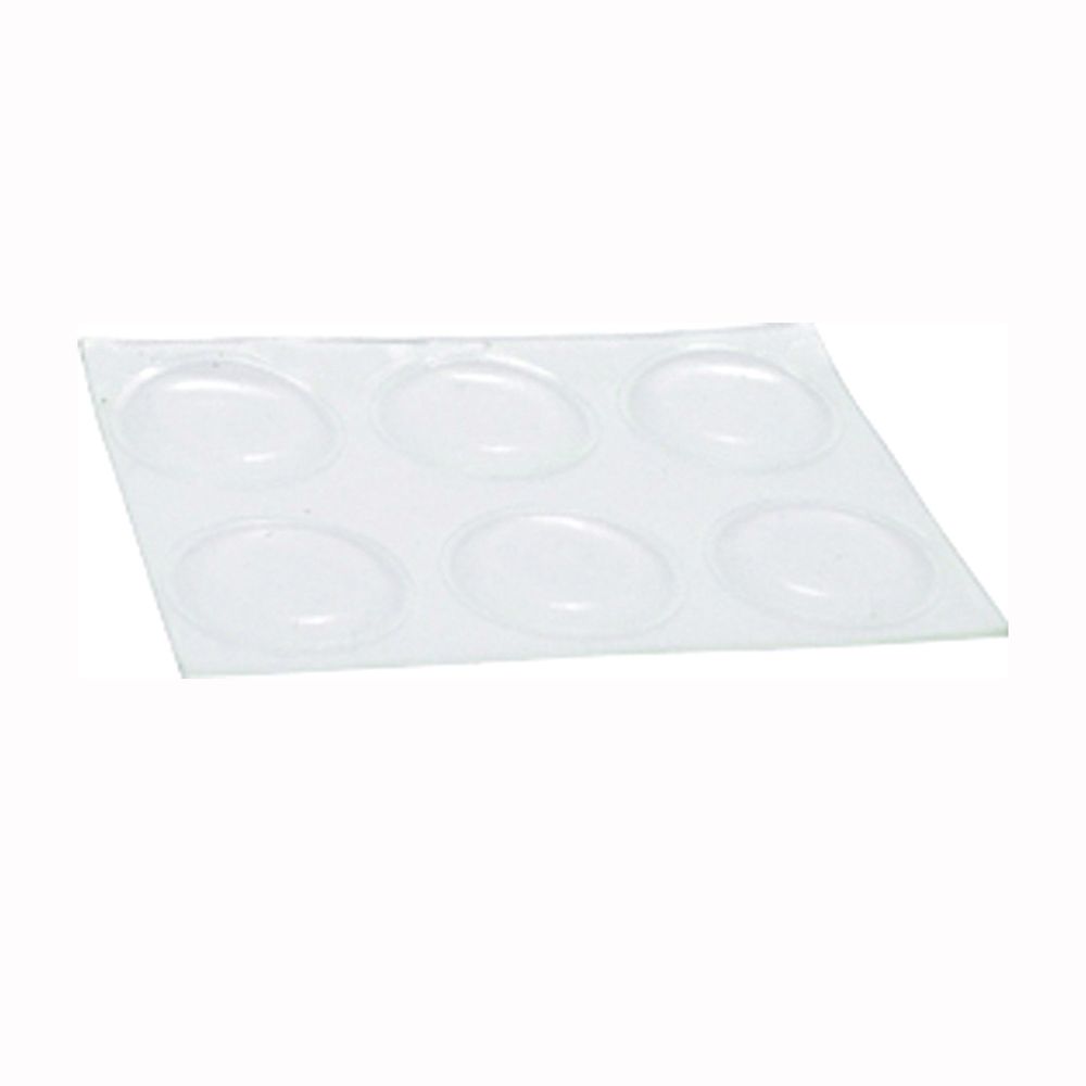 Shepherd 3/4 in. Clear Surface Guard Bumper Pads, 8-Pack