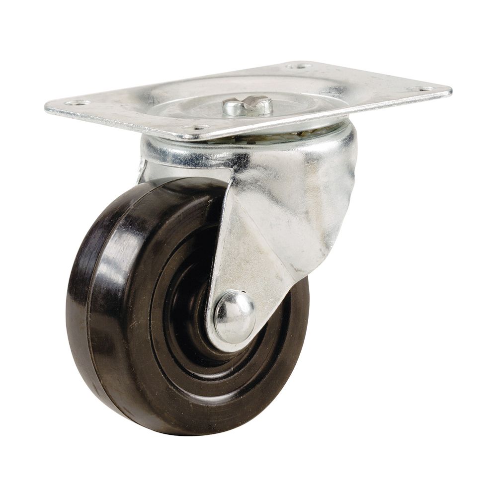 Shepherd 4 in. Rubber Swivel Caster