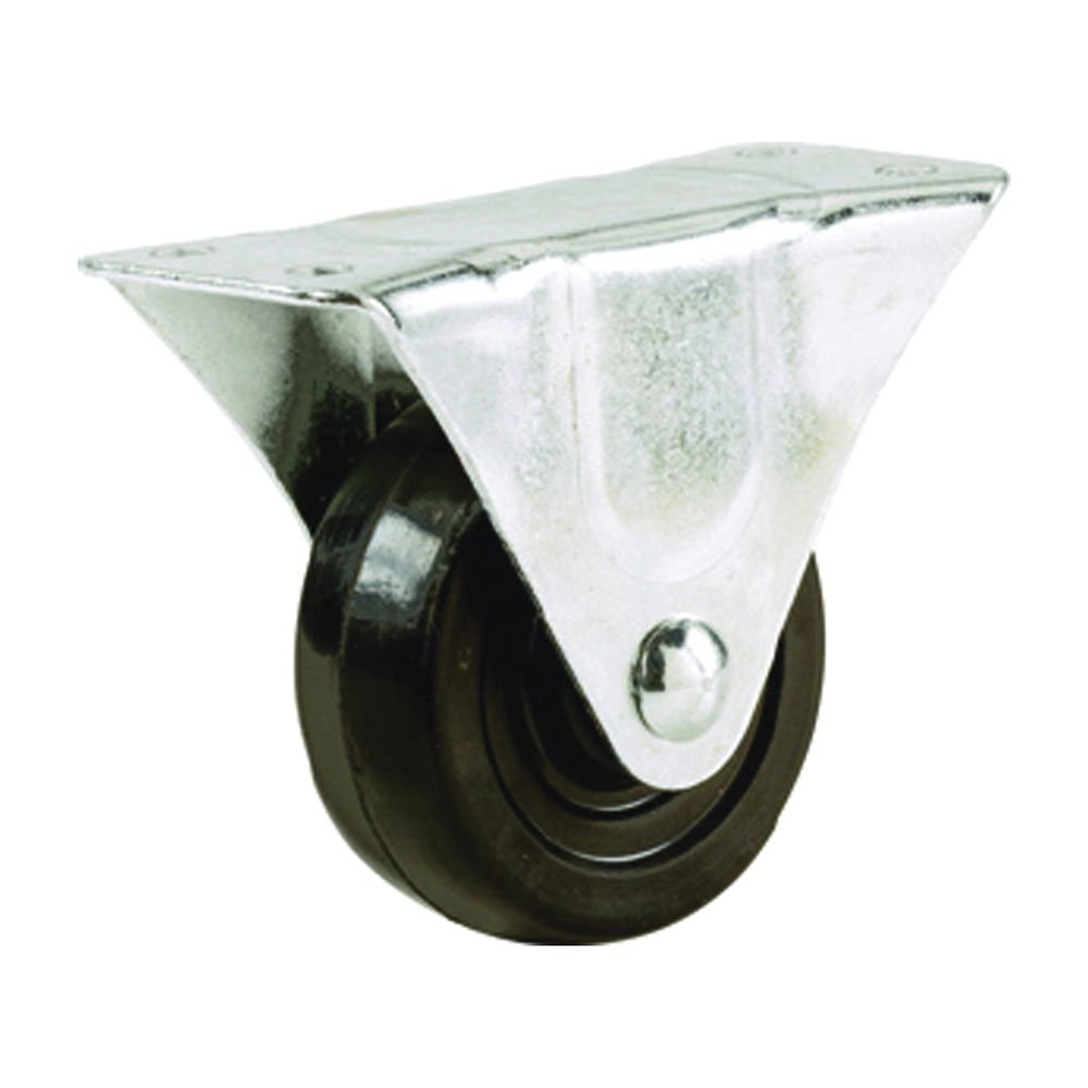 Shepherd 5 in. Soft Rubber Rigid Caster