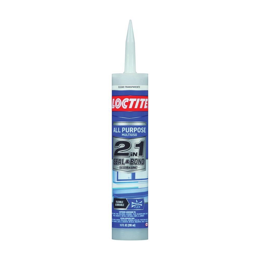 Loctite 10 oz. Clear All-Purpose Adhesive Caulk