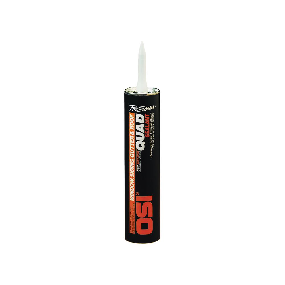 OSI QUAD 10 oz. Clear Window and Siding Sealant