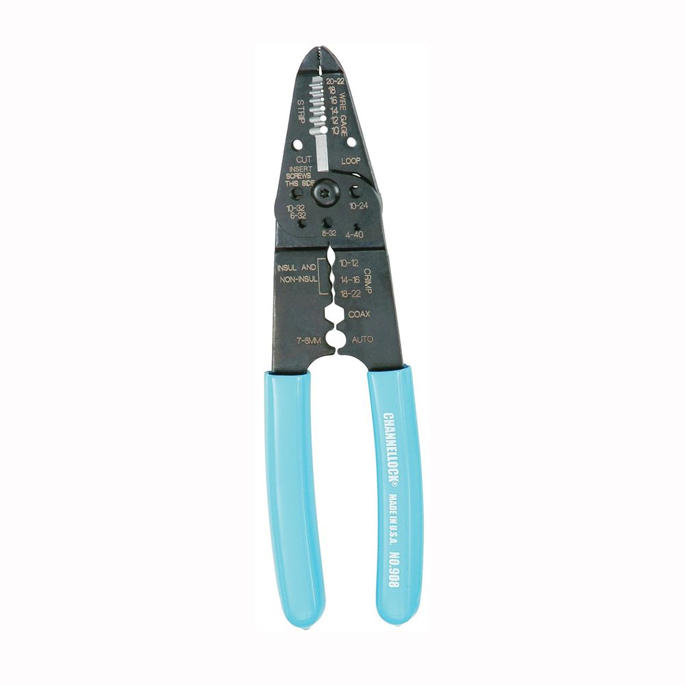 Channellock 8-1/4 in. Wire Stripper and Crimper