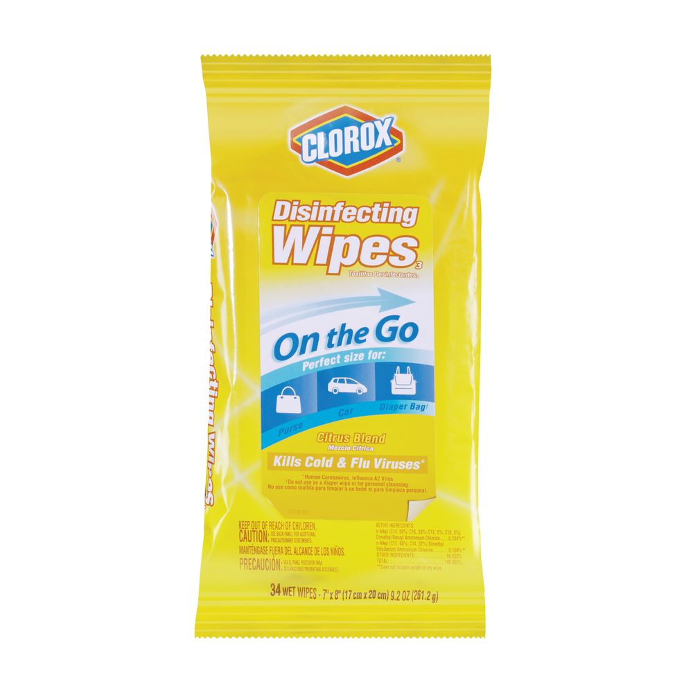 Clorox 9-Count Travel Citrus Disinfecting Wipes