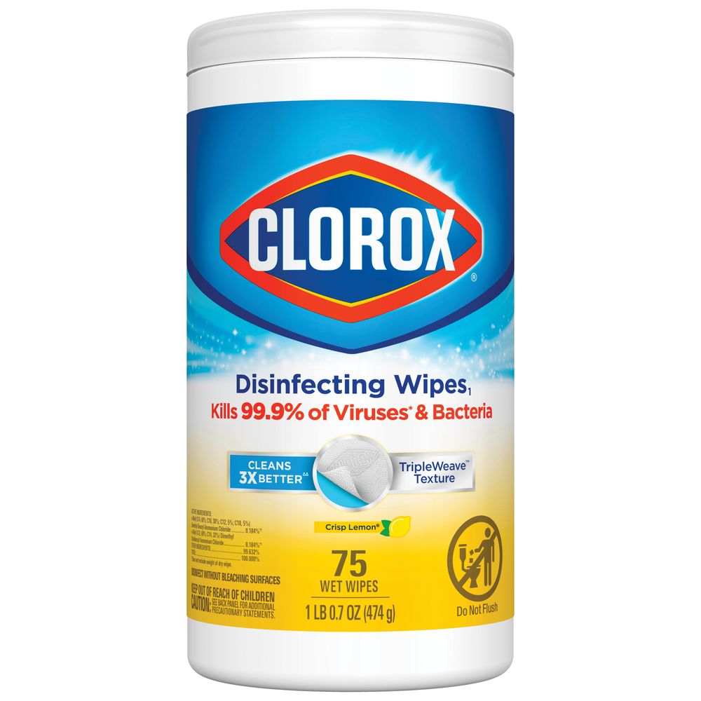 Clorox 75-Count Lemon Disinfecting Wipes