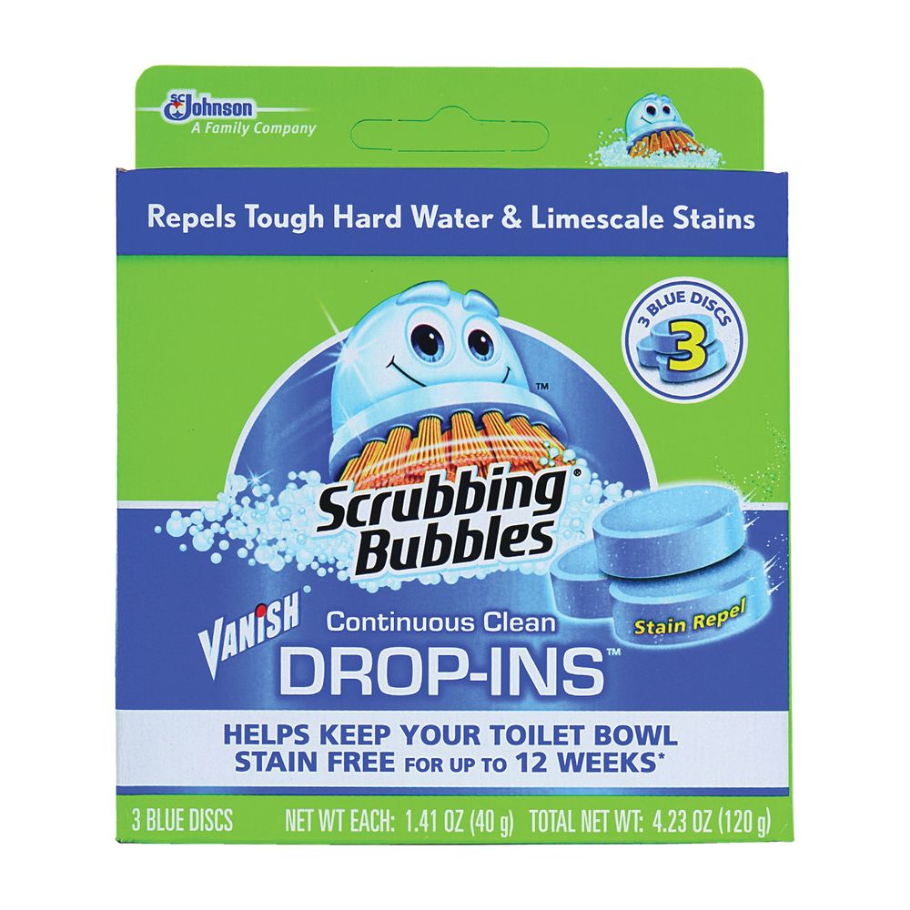 Scrubbing Bubbles Drop-Ins Toilet Bowl Cleaner, 3-Pack