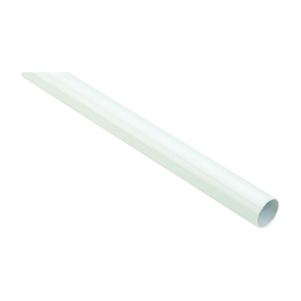 National Hardware 6 ft. White Closet Rod
