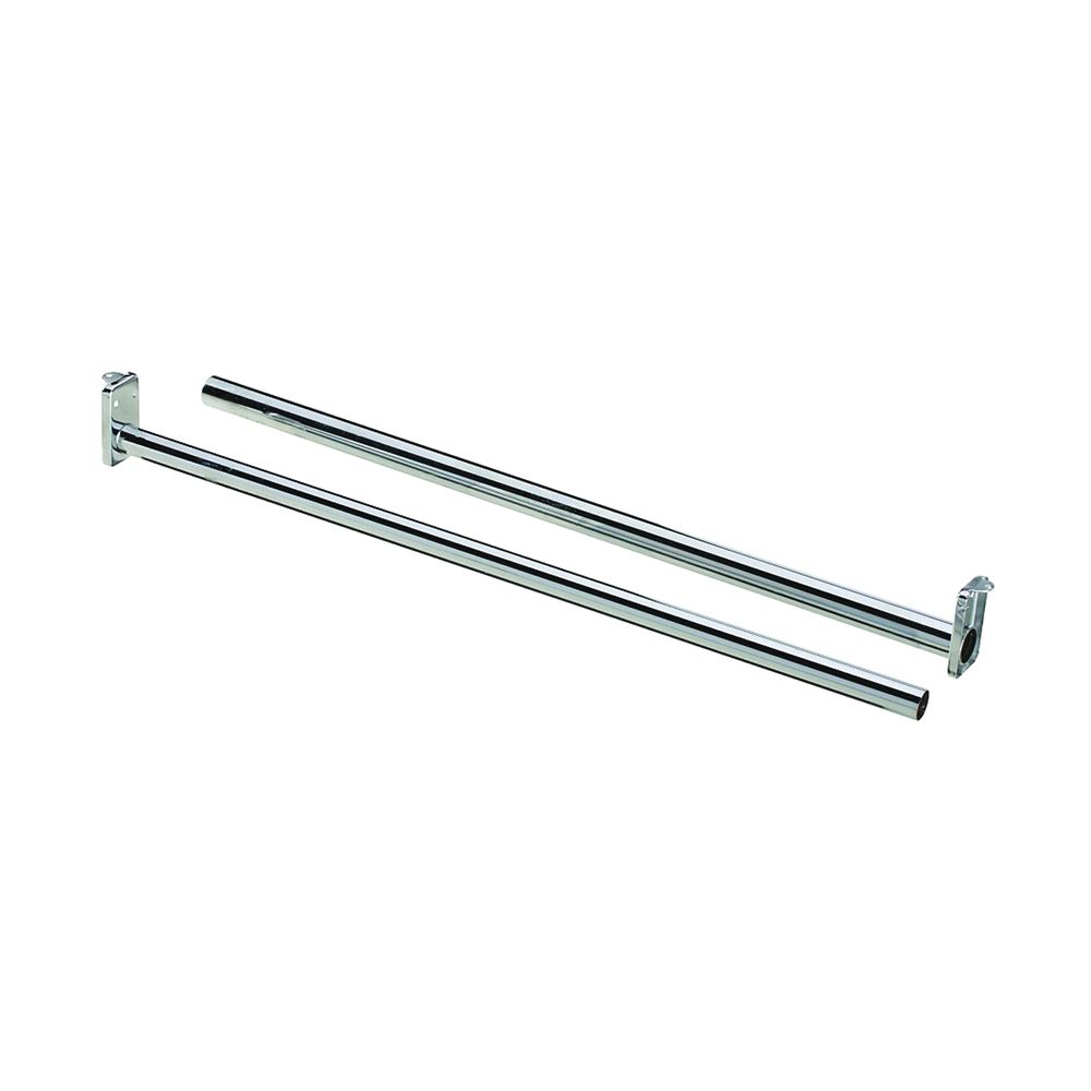 National Hardware 72 to 120 in. Bright Closet Rod