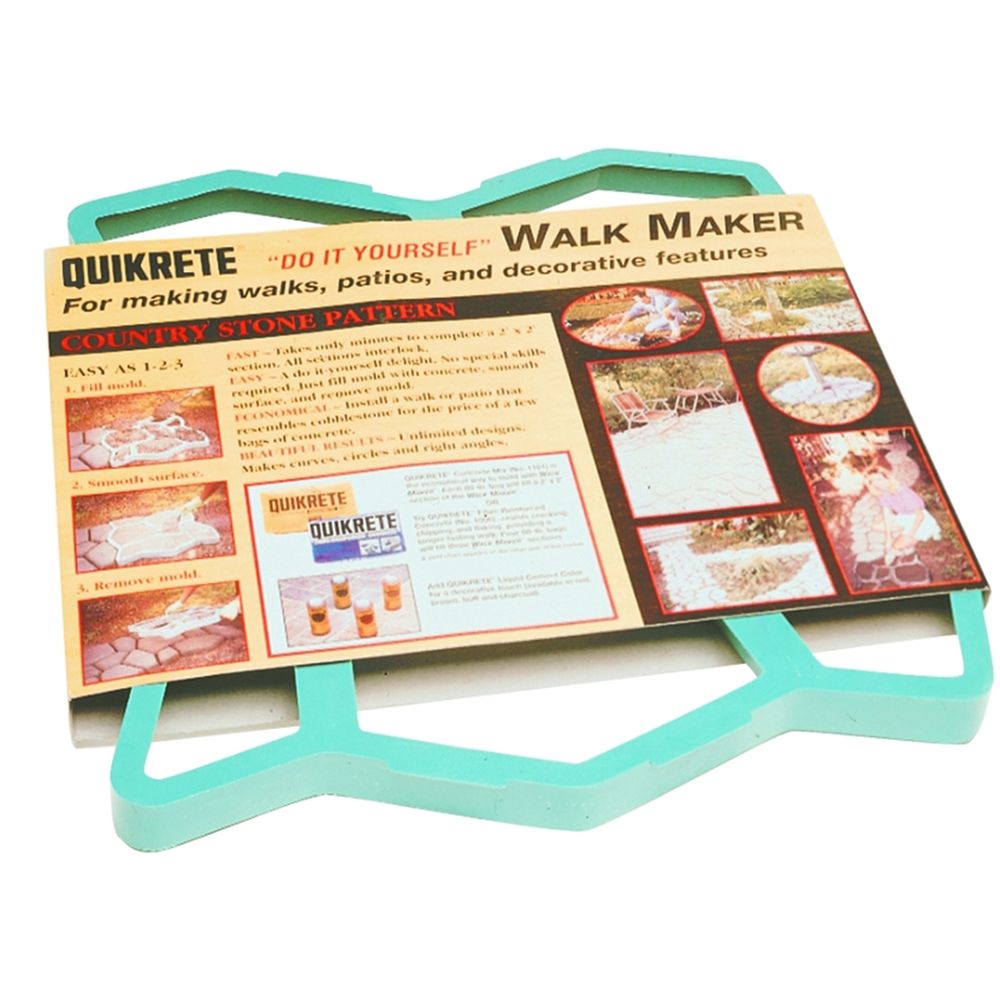 Quikrete 2 ft. x 2 ft. Walk Maker Country Stone Pattern Building Form