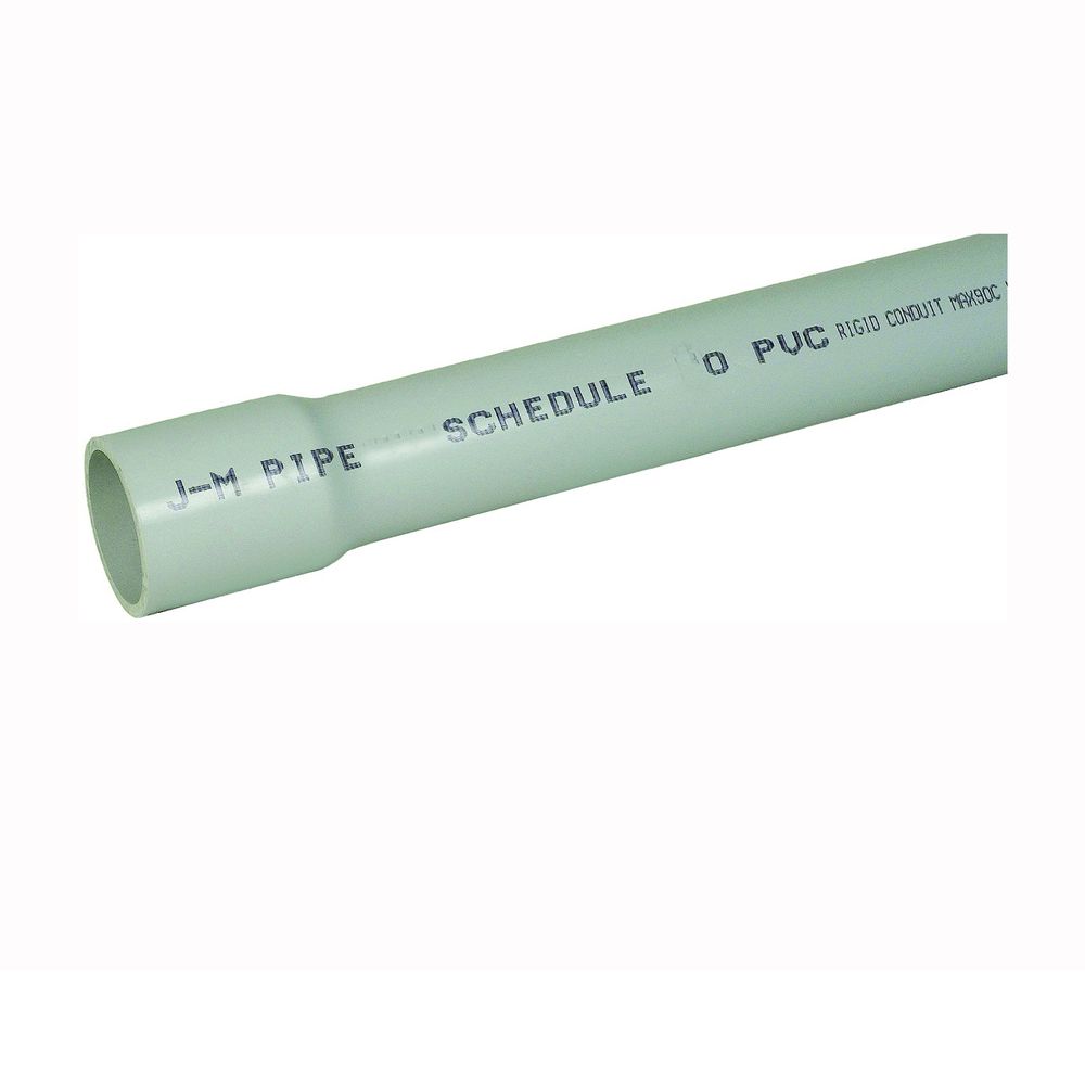 J-M Mfg 1 in. x 10 ft. Schedule 40 PVC Rigid Conduit