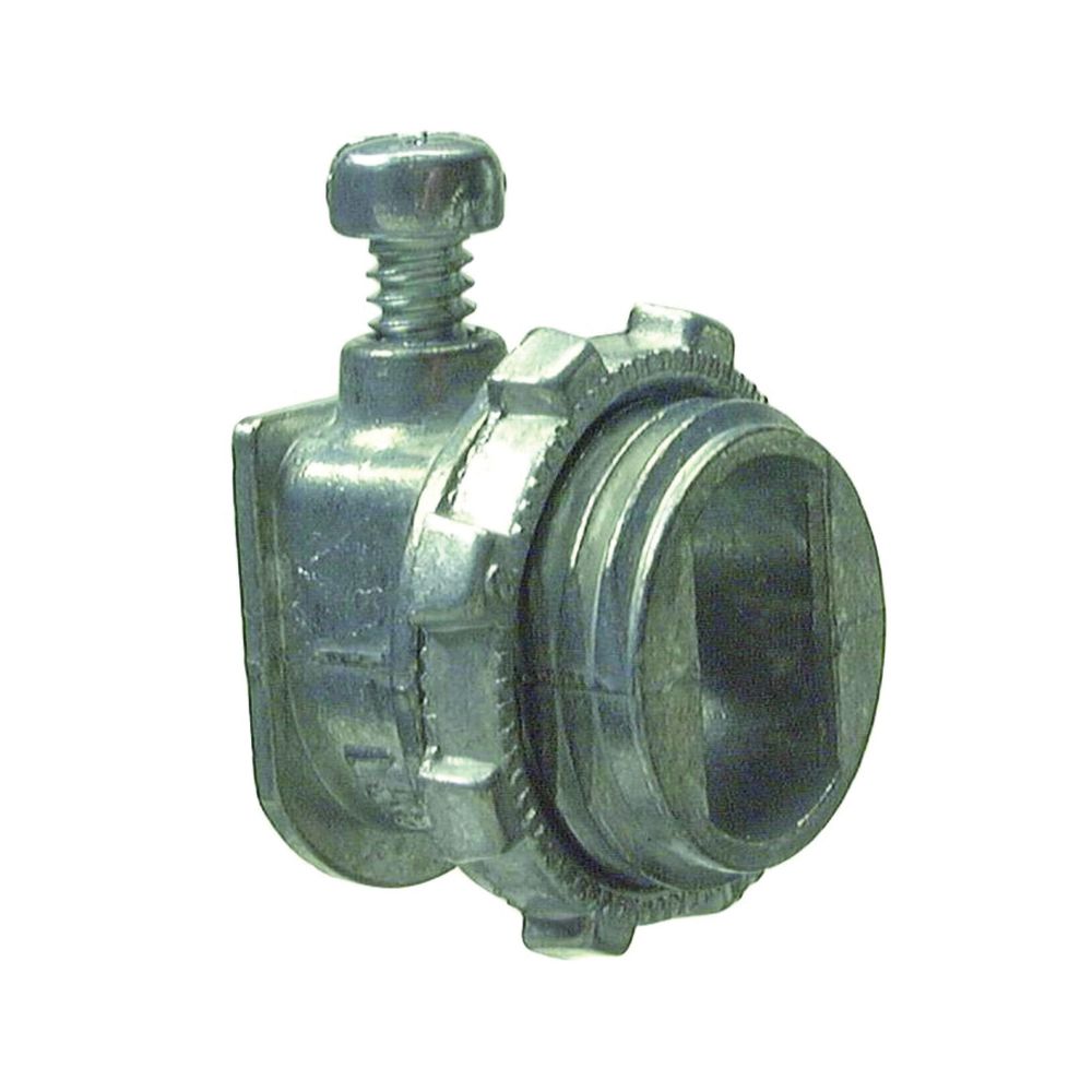 Halex 3/8 in. Zinc Flex Box Connector