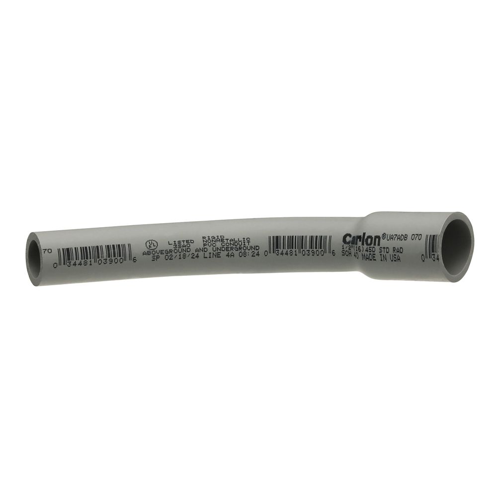 Carlon 1/2 in. 45-Degree Schedule 40 Conduit Elbow