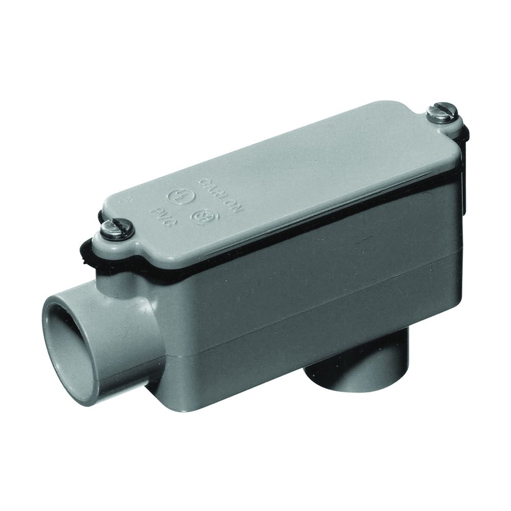 Carlon 1-1/4 in. Type LB PVC Conduit Body
