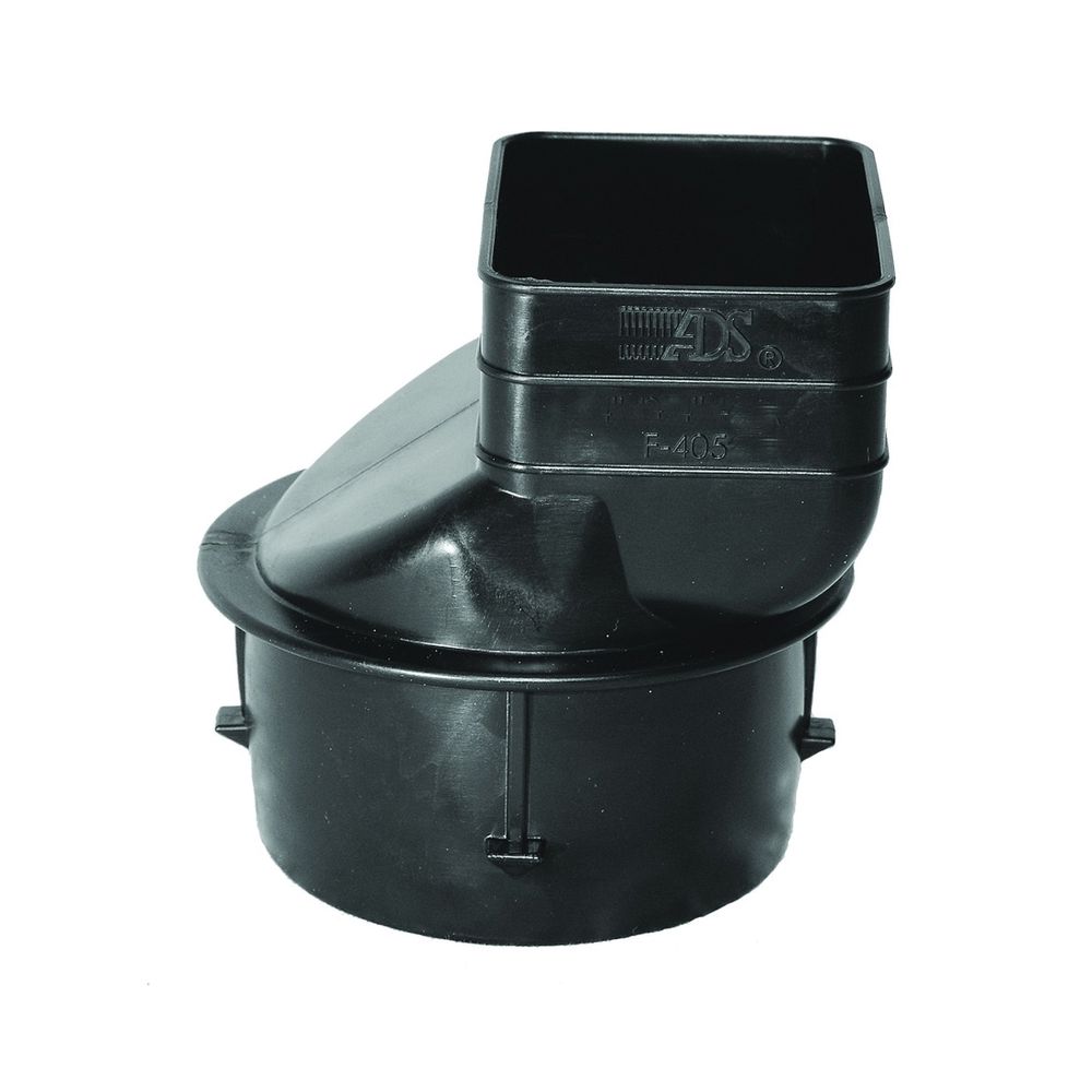 Hancor 3 in. x 2-1/4 in. x 2-1/2 in. Single Wall Downspout Adapter