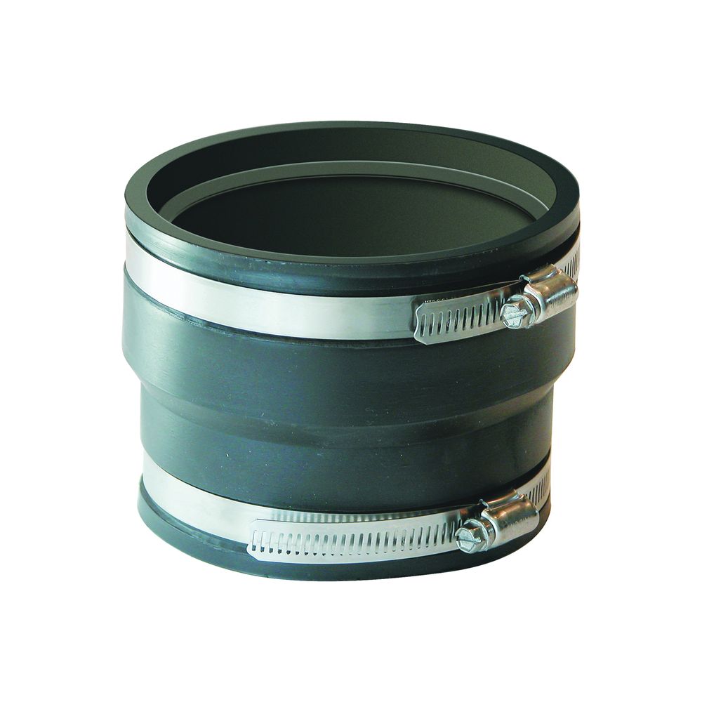 Fernco 4 in. x 4 in. Flexible Corrugated Coupling