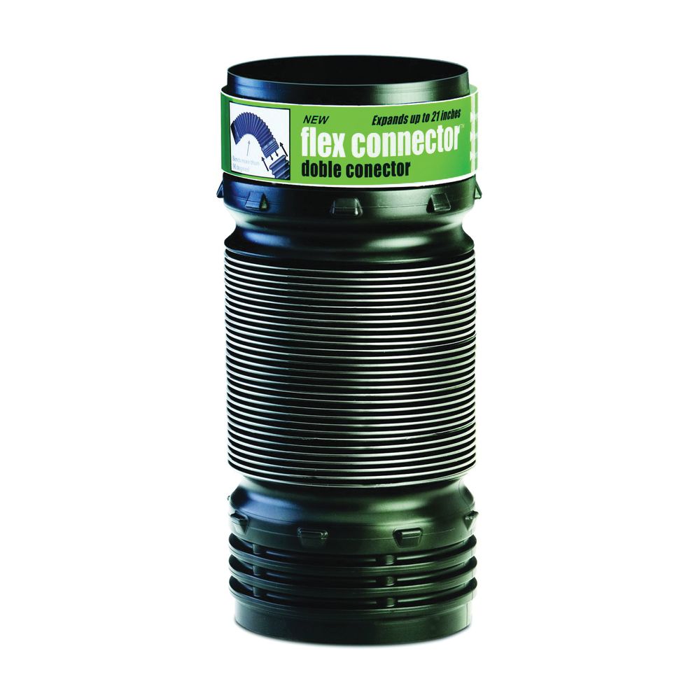 Amerimax 4 in. Flexible Pipe Elbow Connector