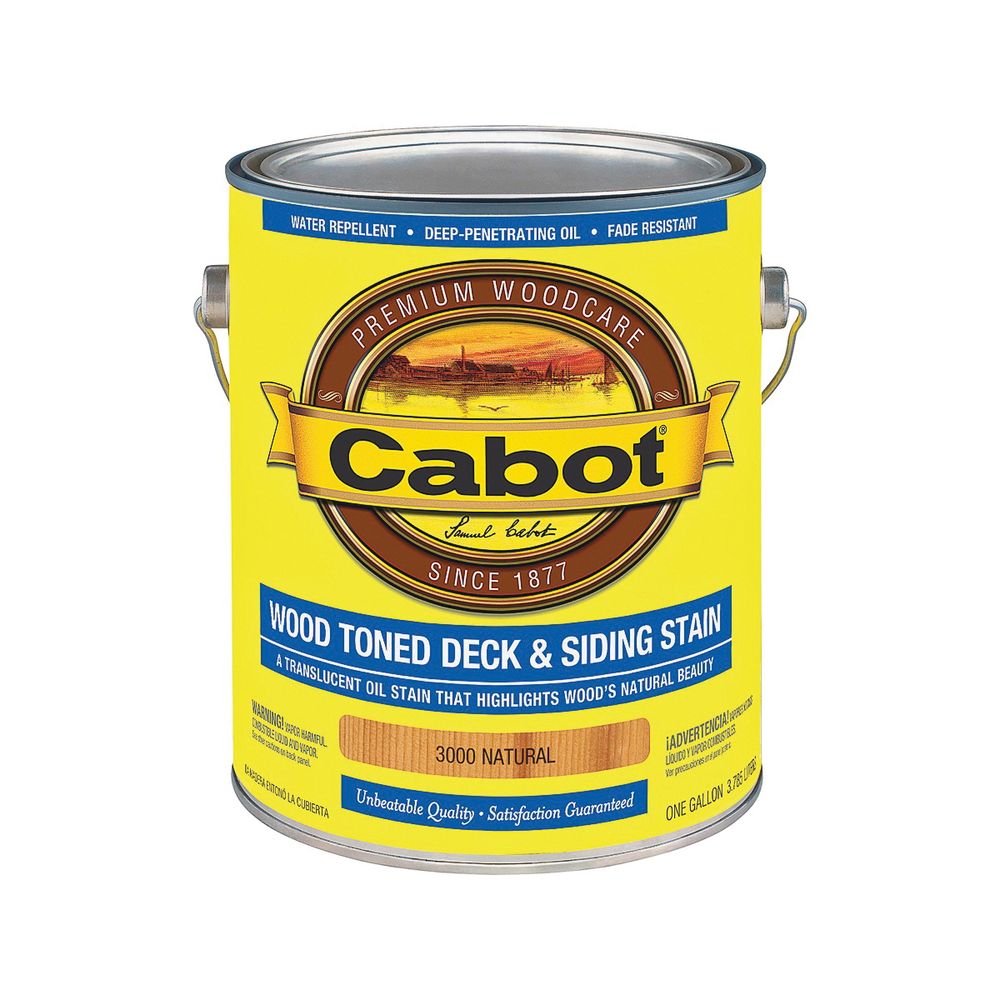 Cabot 1 gal. Natural Exterior Deck and Siding Stain