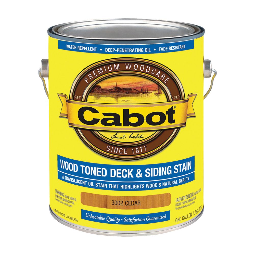 Cabot 1 gal. Cedar Exterior Wood Oil Finish