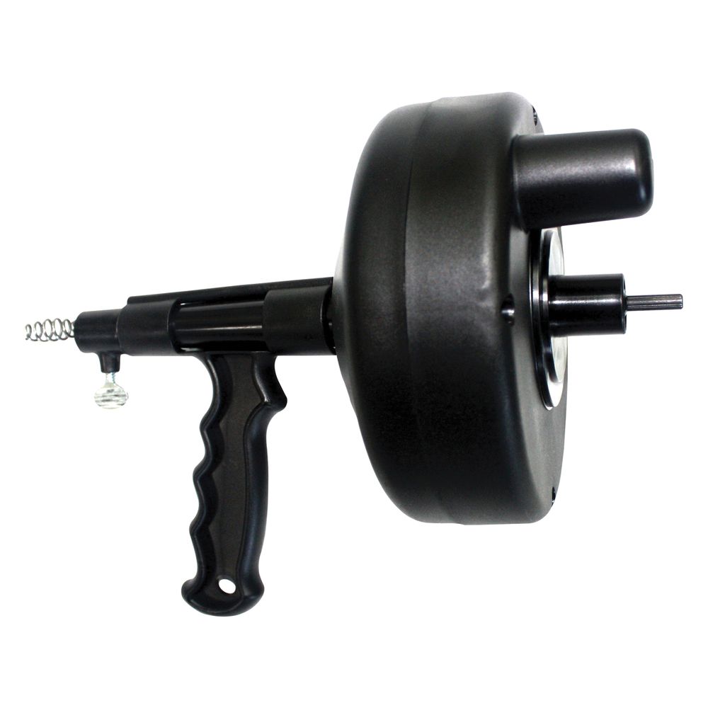 ProSource 1/4 in. x 15 ft. Manual Power Drum Auger