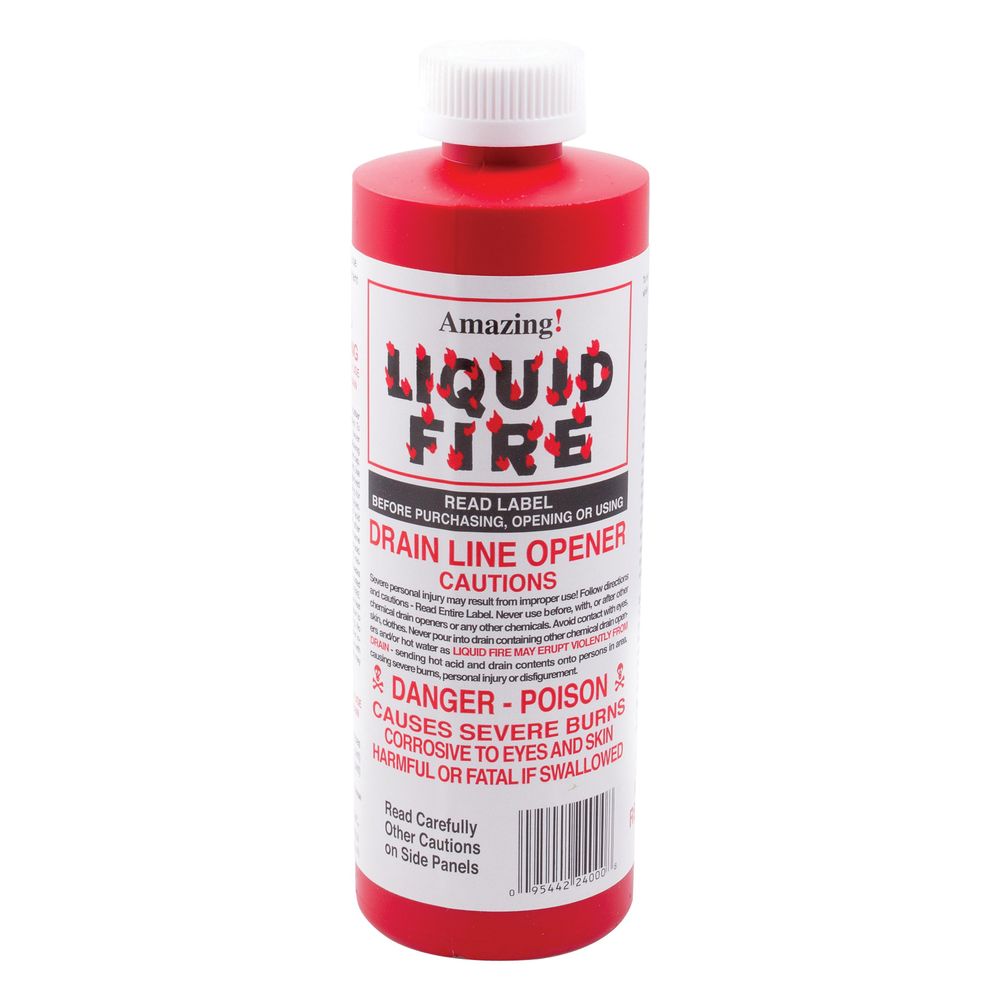 Amazing Liquid Fire 16 oz. Drain Opener