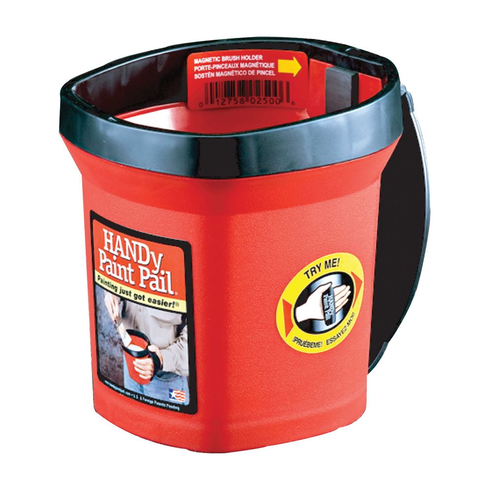 Handy Products 1 qt. Red Paint Pail