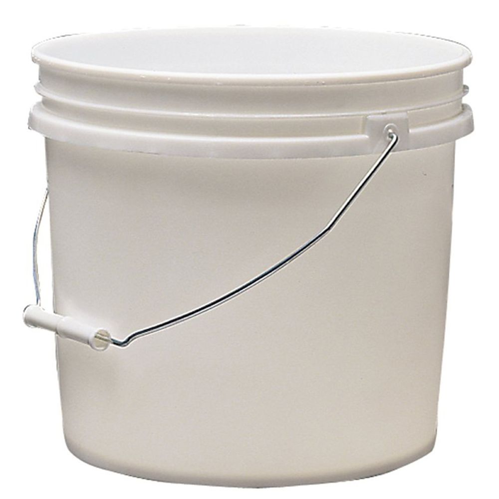 Leaktite 3-1/2 gal. White Plastic Paint Bucket