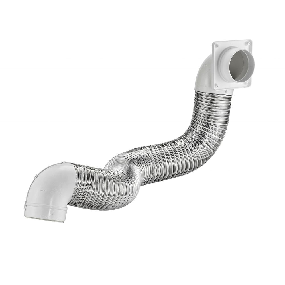 Lambro 4 in. x 8 ft. Aluminum Dryer Vent Kit